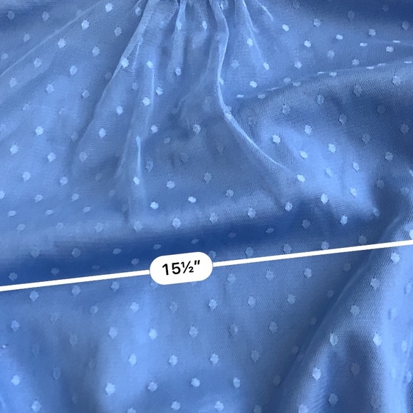 SHEIN mesh mock neck polka dot crop top - Picture 8 of 9